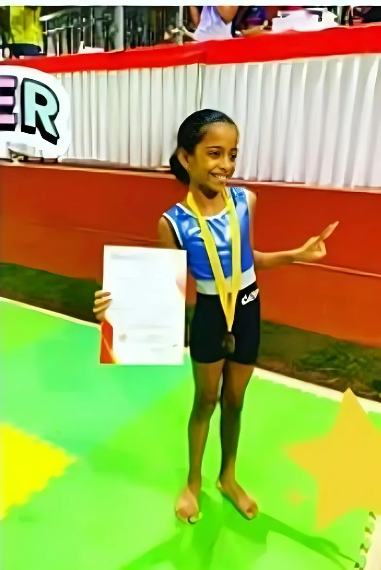 EGA gymnasts at a competition