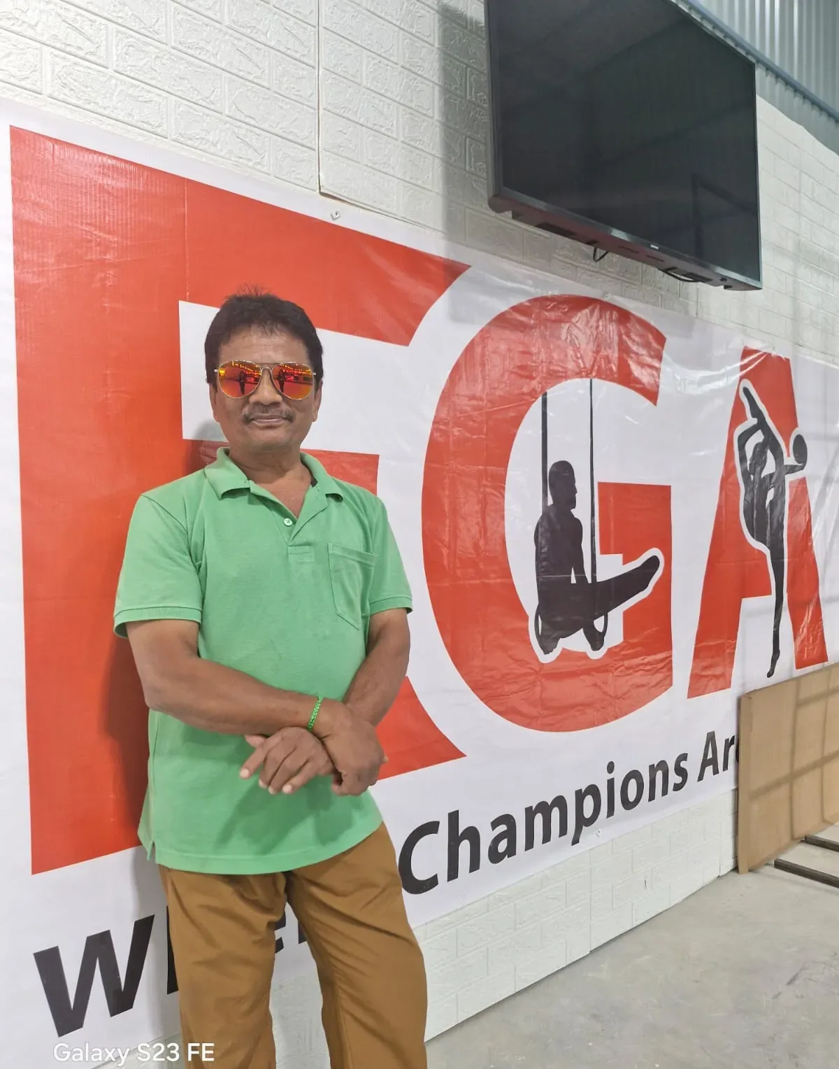 Master Coach A.P. Gangadhar Acharya at Epic Gymnastics Academy