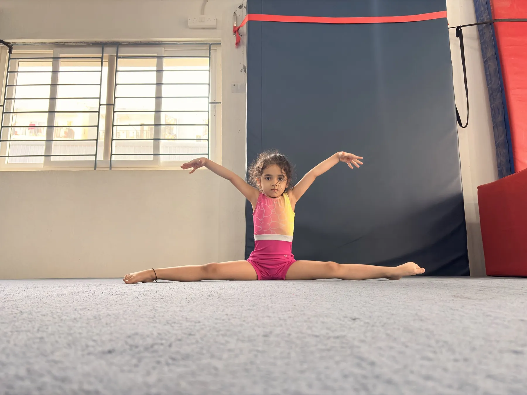 Young gymnast training at Epic Gymnastics Academy